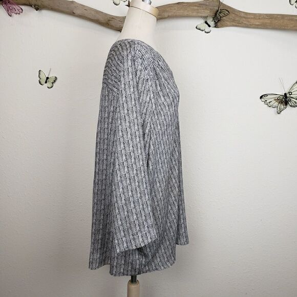 A.N.A a new approach black and white tunic - Picture 3 of 8